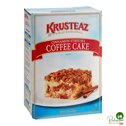 Krusteaz Professional 7 lb. Cinnamon Streusel Coffee Cake Mix - 6/Case
