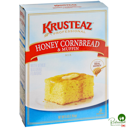 Krusteaz Professional Honey Cornbread and Muffin Mix 5 lb. - 6/Case