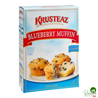 Krusteaz Professional 5 lb. Blueberry Muffin Mix - 6/Case