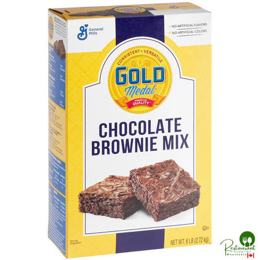 Gold Medal Chocolate Brownie Mix 6 lb. - 6/Case