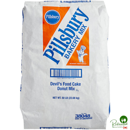Pillsbury Handkut Devil's Food Cake Donut Mix 50 lb.