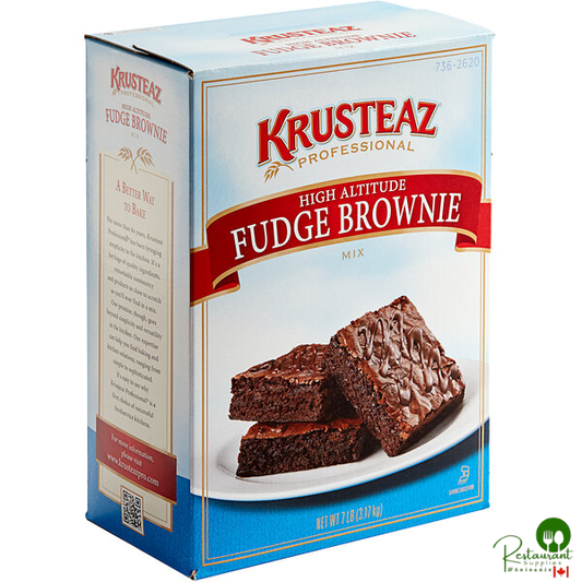 Krusteaz Professional 7 lb. High-Altitude Fudge Brownie Mix - 6/Case