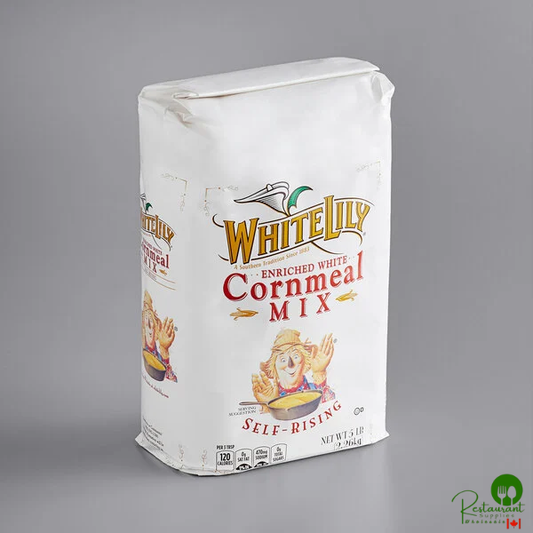 White Lily Self-Rising Cornmeal Mix 5 lb. - 8/Case