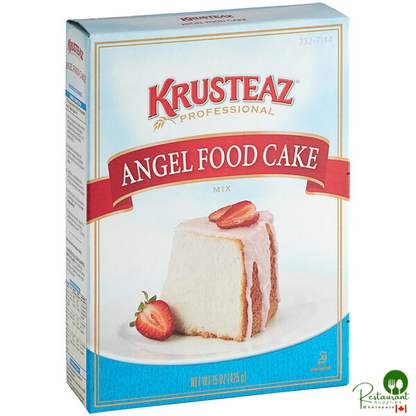 Krusteaz Professional Angel Food Cake Mix 15 oz. - 12/Case