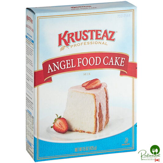 Krusteaz Professional Angel Food Cake Mix 15 oz. - 12/Case