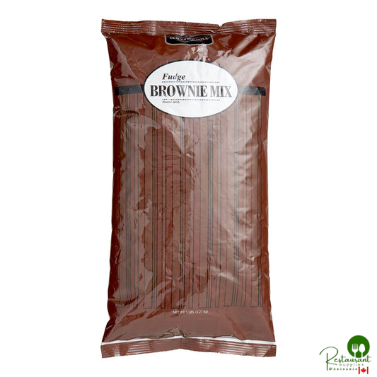 5 lb. Chocolate Fudge Brownie Cake Mix - 6/Case
