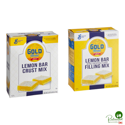 Gold Medal Lemon Bar Mix 4.1 lb. - 6/Case