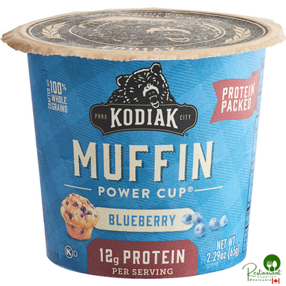 Kodiak Cakes Blueberry Minute Muffin Cup 2.29 oz. - 12/Case