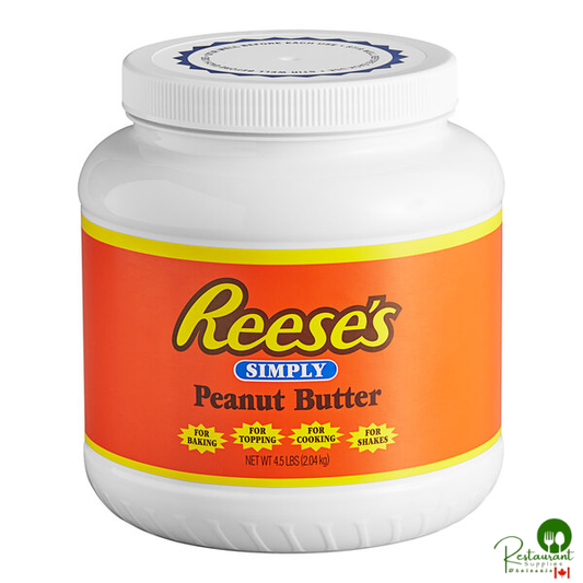 REESE'S All-Natural Peanut Butter Sauce Jar 4.5 lb. - 6/Case
