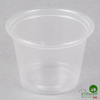 Dart Conex Complements 100PC 1 oz. Clear Plastic Souffle / Portion Cup - 2,500/Case