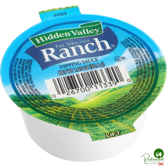 Hidden Valley Original Ranch Dressing Cup 1.25 oz. - 160/Case