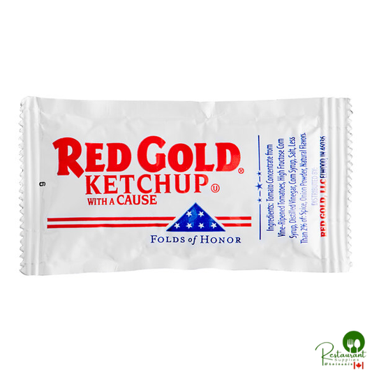 Red Gold 9 Gram Ketchup Packets - 1,000/Case