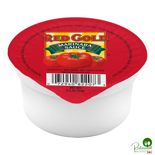 Red Gold 2.5 oz. Marinara Sauce Cups - 84/Case