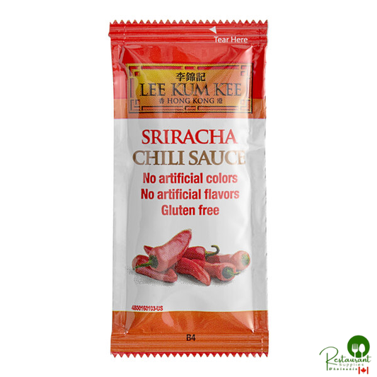 Lee Kum Kee 7 Gram Sriracha Chili Sauce Packet - 500/Case