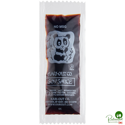 Soy Sauce 8 Gram Portion Packet - 450/Case