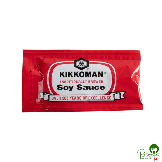 Kikkoman Soy Sauce 6 mL Packet - 500/Case