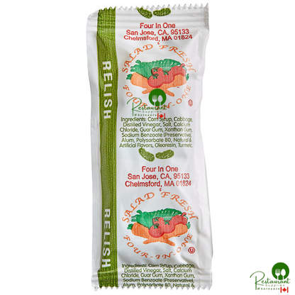 Relish 9 Gram Portion Packets - 200/Case