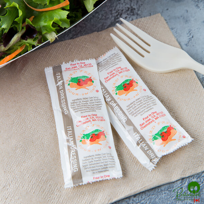 12 Gram Italian Dressing Portion Packets - 200/Case