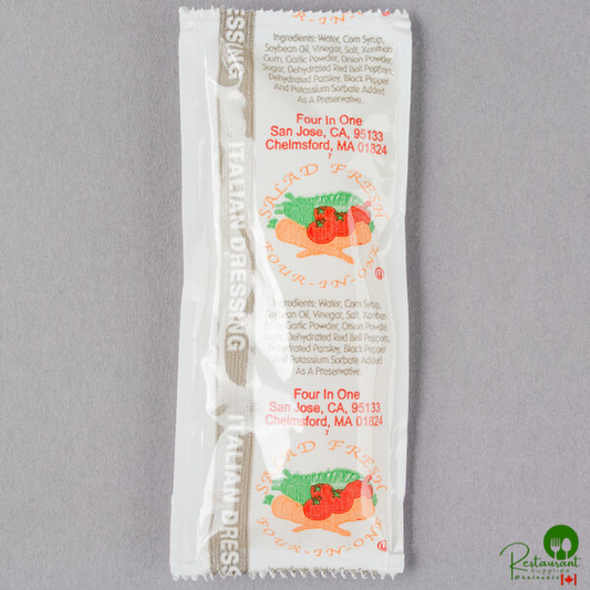 12 Gram Italian Dressing Portion Packets - 200/Case