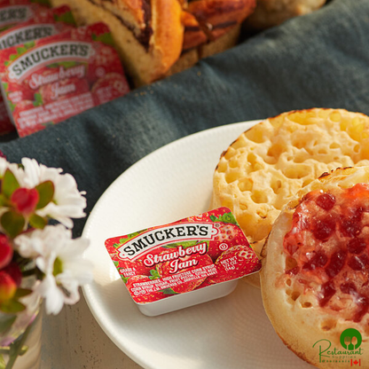 Smucker's Strawberry Jam .5 oz. Portion Cups - 200/Case