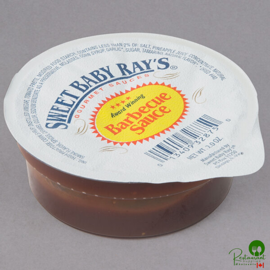 Sweet Baby Ray's 2 oz. BBQ Sauce Dipping Cup - 72/Case