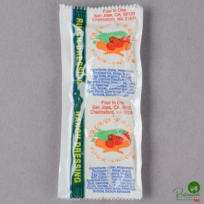 Ranch Dressing 12 Gram Portion Packets - 200/Case