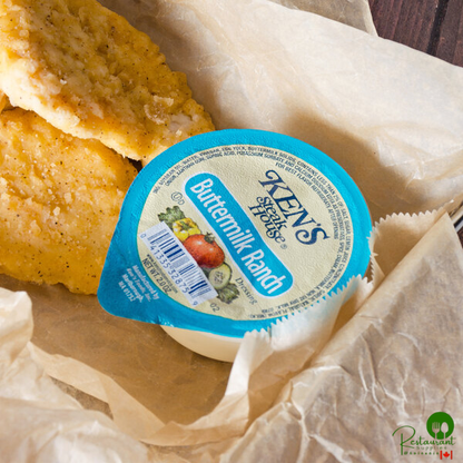 Ken's Foods 2 oz. Buttermilk Ranch Dressing Cup - 72/Case