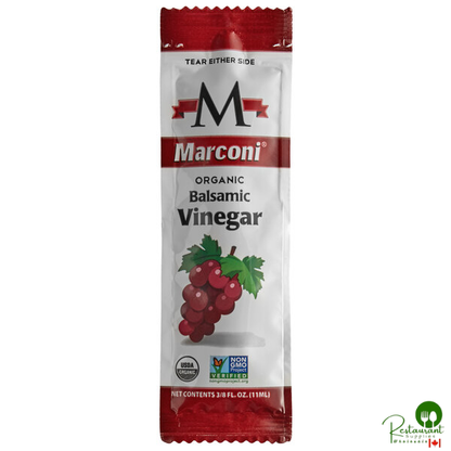 Marconi .375 oz. Organic Balsamic Vinegar Portion Packets - 100/Case