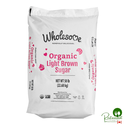 Wholesome Sweeteners Organic Light Brown Sugar 50 lb.