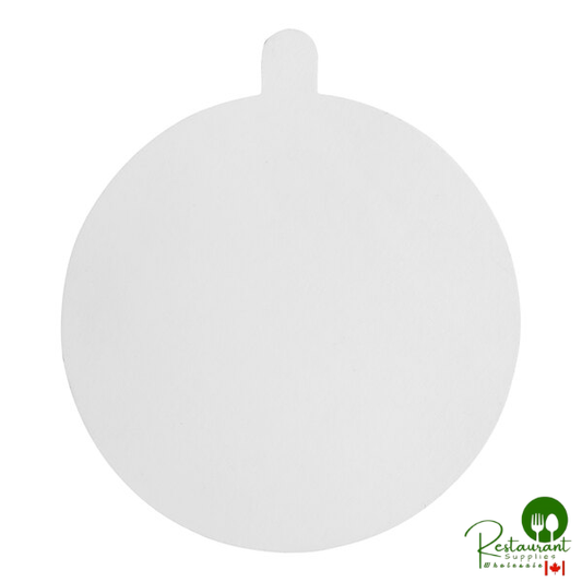 Baker's Lane Round Foil Board Lid for 4 oz. Ramekin Cup - 1,000/Case