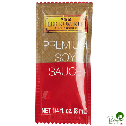 Lee Kum Kee 8 mL Premium Soy Sauce Packets - 500/Case