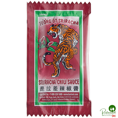Sriracha Hot Chili Sauce 9 Gram Portion Packet - 200/Case