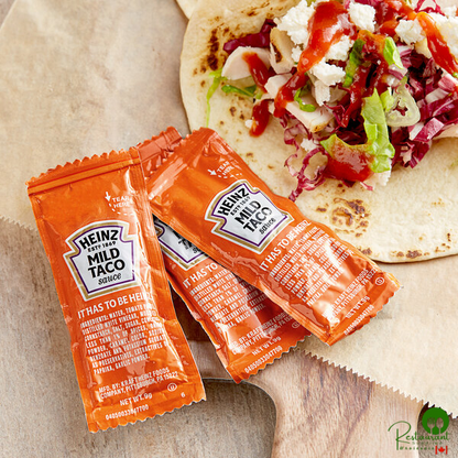 Heinz 9 Gram Mild Taco Sauce Portion Packets - 200/Case