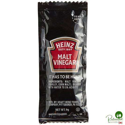 Heinz 9 Gram Malt Vinegar Portion Packets - 200/Case