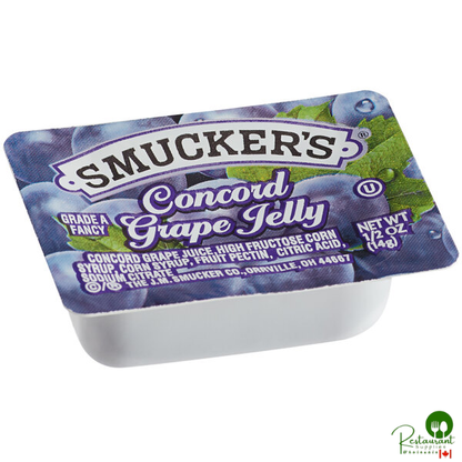 Smucker's Concord Grape Jelly .5 oz Portion Cups - 200/Case
