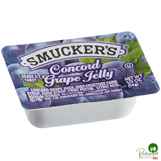 Smucker's Concord Grape Jelly .5 oz Portion Cups - 200/Case