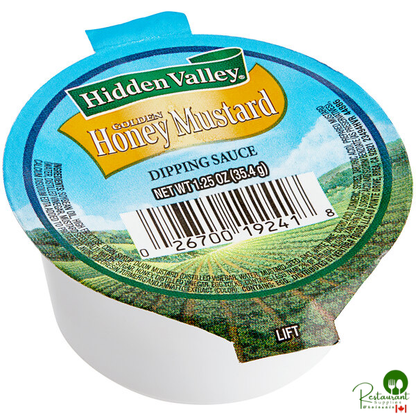 Hidden Valley Golden Honey Mustard Dressing Cup 1.25 oz. - 96/Case