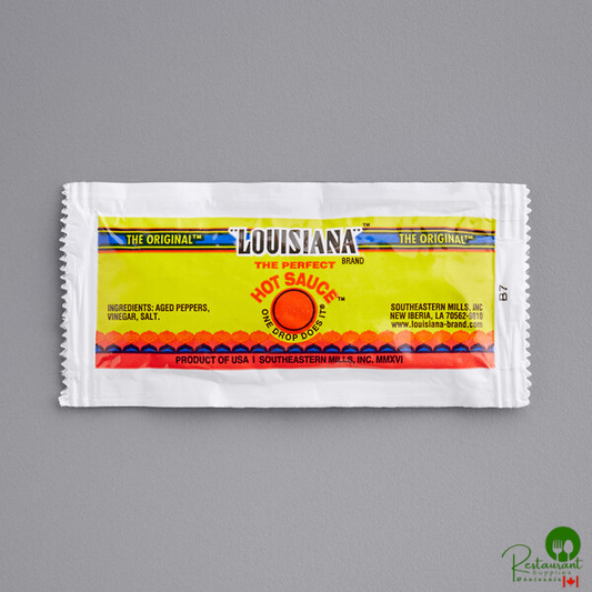 The Original Louisiana Brand Hot Sauce Portion Packet 7 Gram - 600/Case