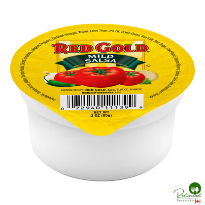 Red Gold 3 oz. Mild Salsa Cups - 84/Case