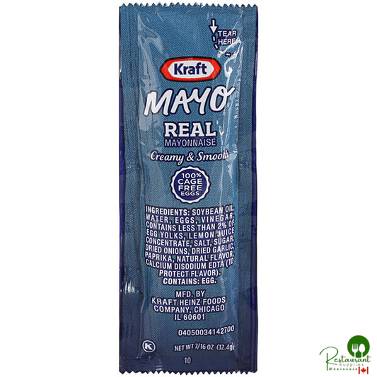 Kraft Mayonnaise Packets 12.4 Gram - 200/Case