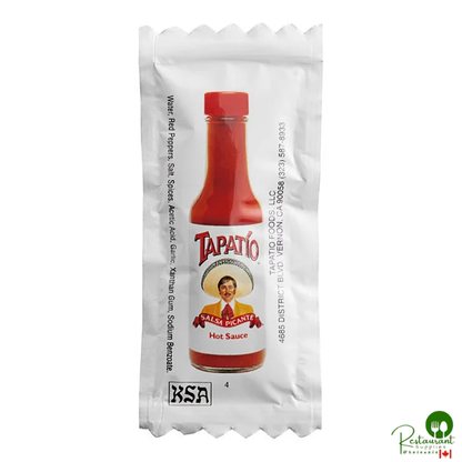 Tapatio Hot Sauce 7 Gram Packet - 500/Case