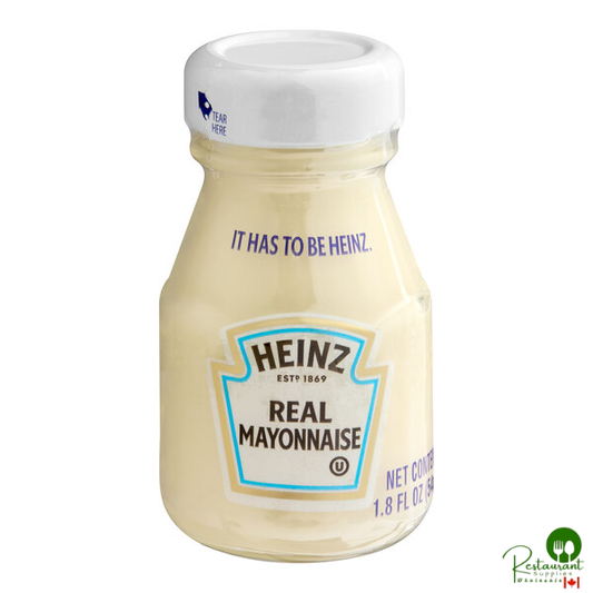Heinz Mayonnaise 1.80 oz. Personal Glass Bottle - 60/Case
