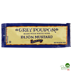 Grey Poupon Dijon Mustard 0.25 oz. Portion Packets - 200/Case