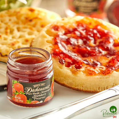 Dickinson's 1 oz. Pure Pacific Mountain Strawberry Preserves - 72/Case