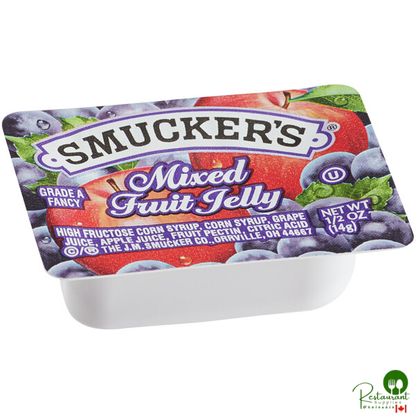 Smucker's Mixed Fruit Jelly .5 oz. Portion Cups - 200/Case