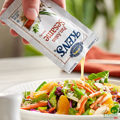 Ken's Foods Pan Asian Sesame Dressing Packet 1.5 oz. - 60/Case