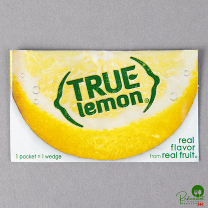 True Citrus 0.8 Gram Unsweetened Lemon Mix Portion Packet - 500/Case