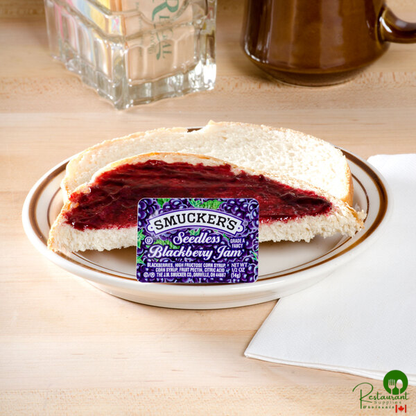 Smucker's Seedless Blackberry Jam .5 oz. Portion Cups - 200/Case