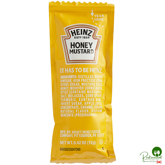 Heinz 12 Gram Honey Mustard Packets - 200/Case