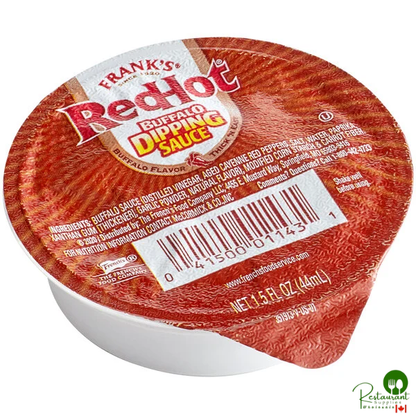 Frank's RedHot 1.5 oz. Buffalo Sauce Dipping Cup - 100/Case